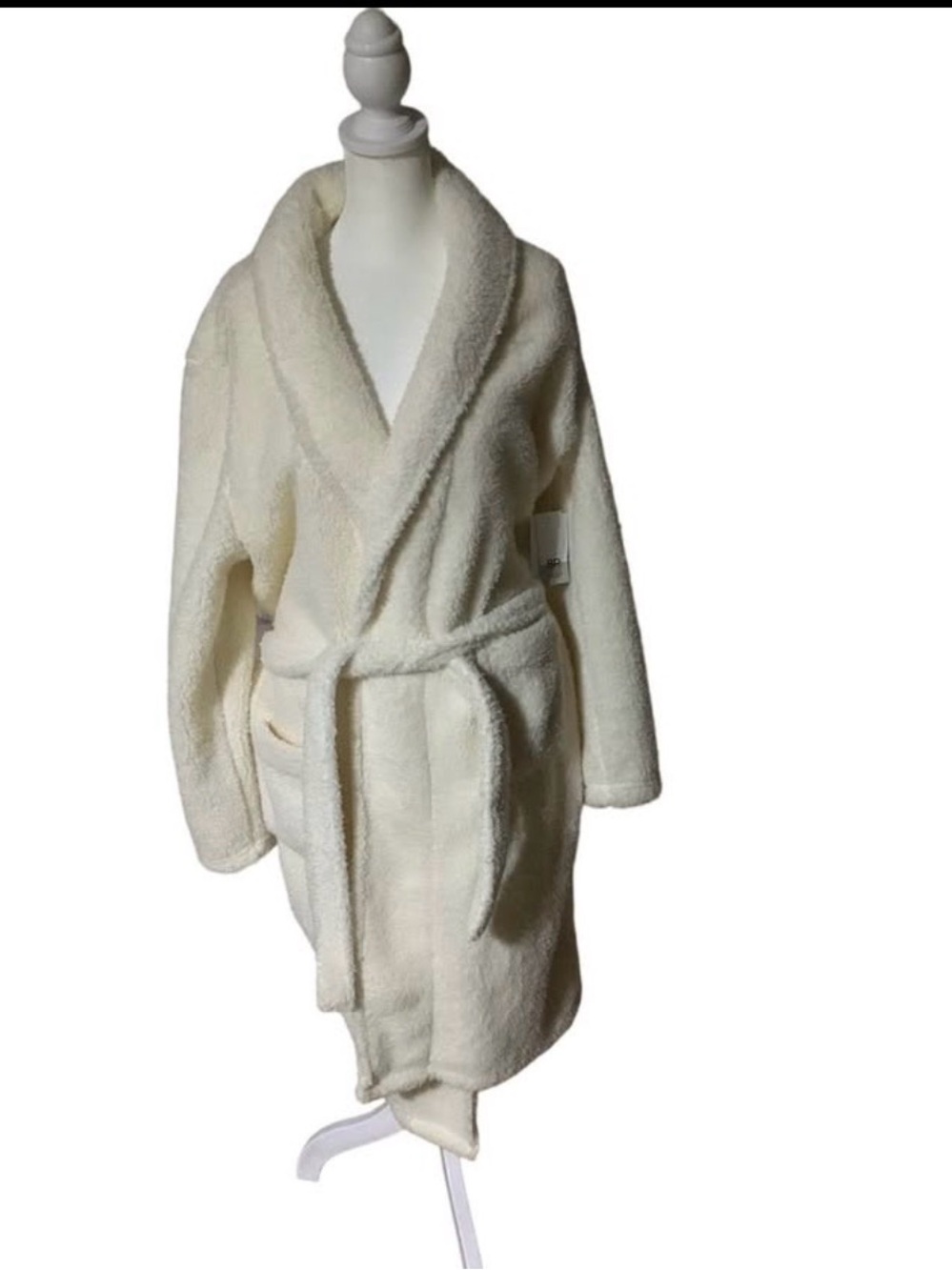 bp Plush Sherpa robe  - Cream